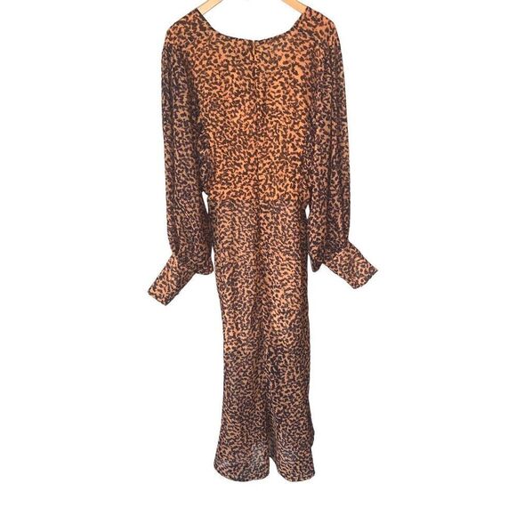 C/Meo Collective Apparent Long Sleeve Dress With An All Over Abstract Animal Pri - Picture 7 of 13